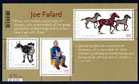 Joe Fafard Art- Mint Mini-Sheet of 3 Canada, 2012